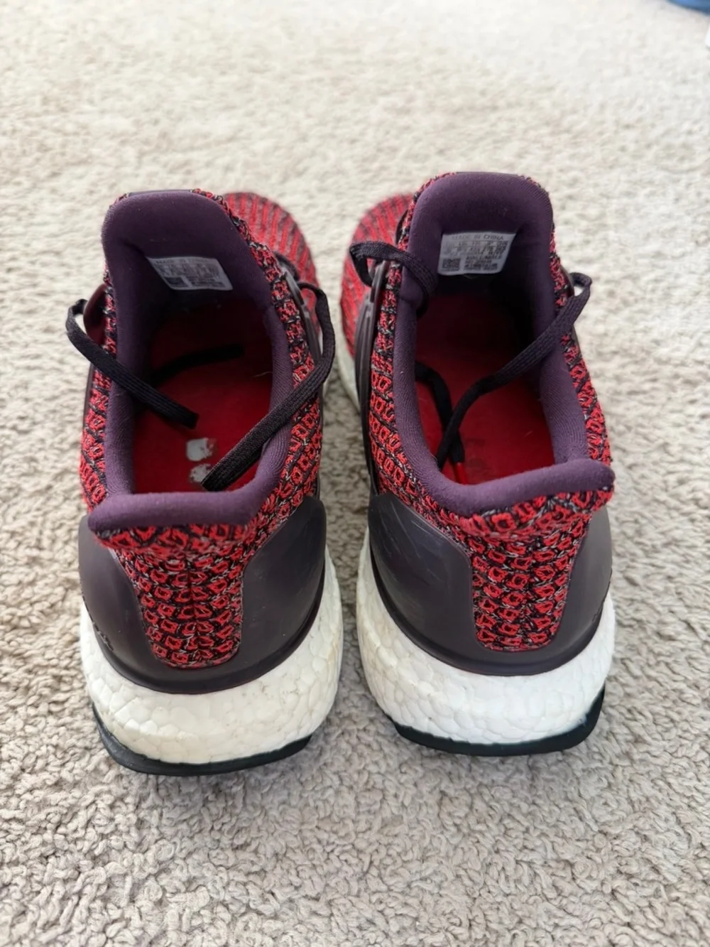 Adidas UltraBoost 4.0 Noble Red CP9248 Mens Size 9 Primeknit Boost Sneakers